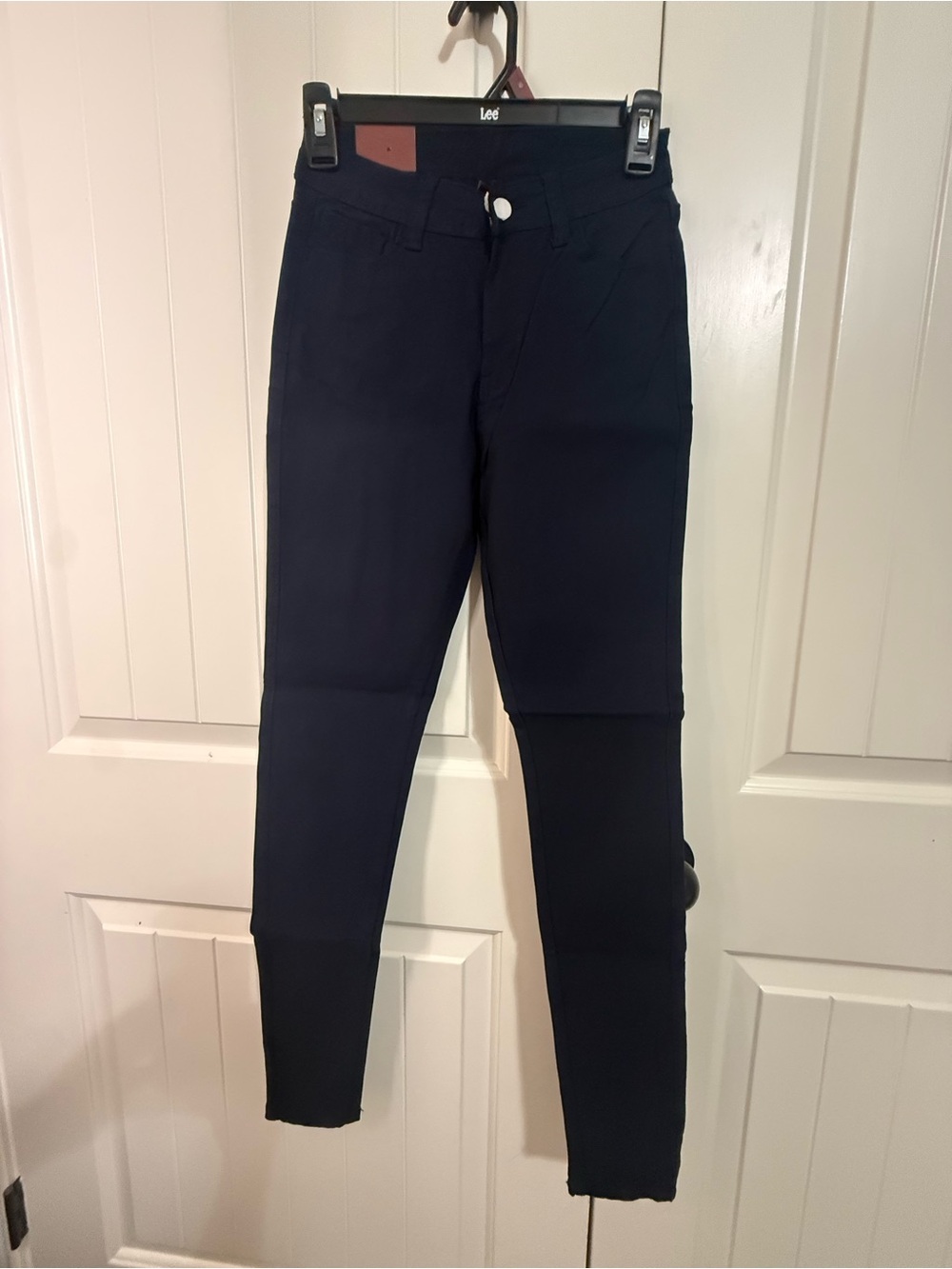 Lee Women's Navy Skinny High-Rise Stretch Pants